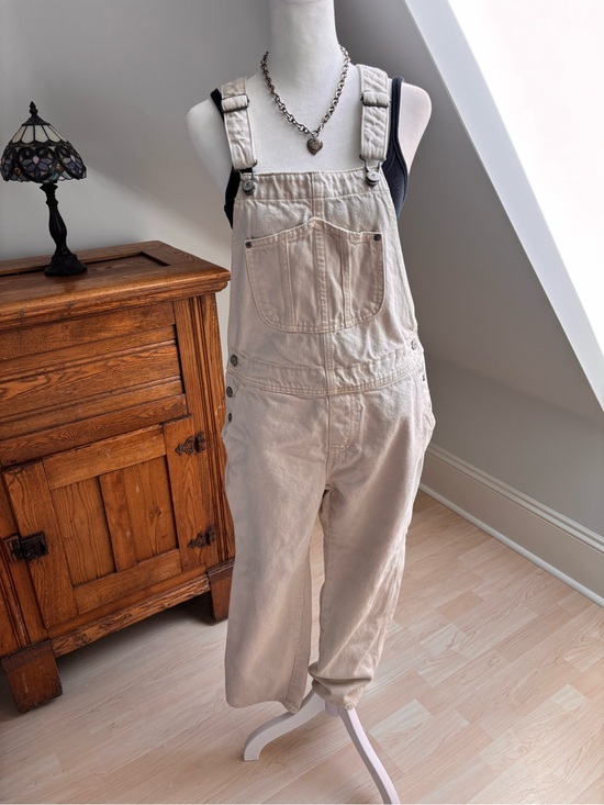 Old Navy Denim - Old Navy Cream Denim Overalls 🤍